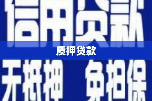 衡山质押贷款