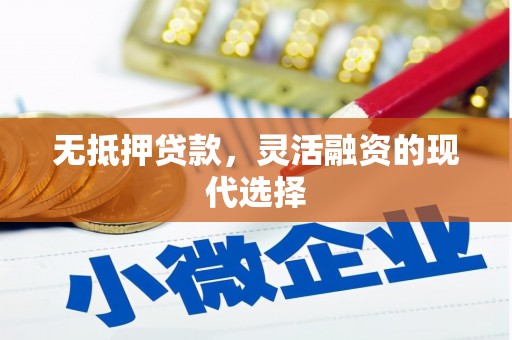 衡山无抵押贷款，灵活融资的现代选择